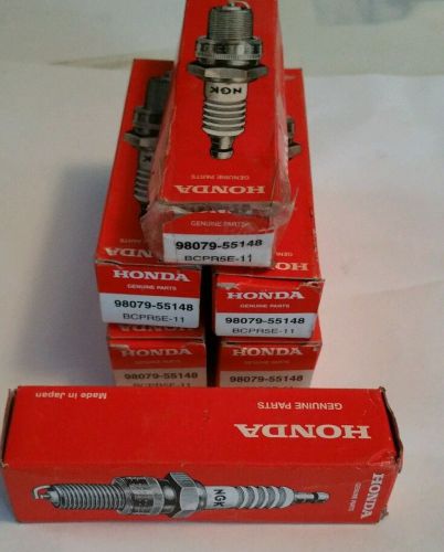 Lot of 6 oem honda 98079-55148 spark plugs *new* free shipping