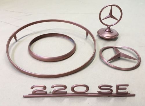 Custom copper mercedes emblems 220 se