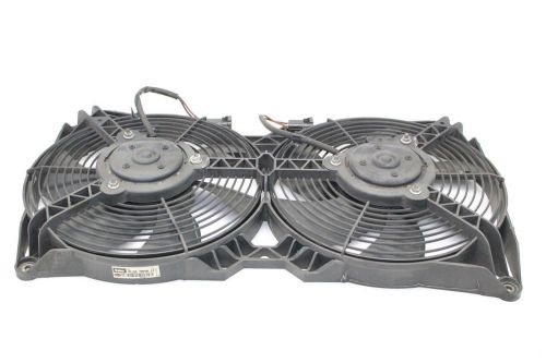 Oem land range rover p38 95-02 electric radiator dual cooling fan assy awr1624