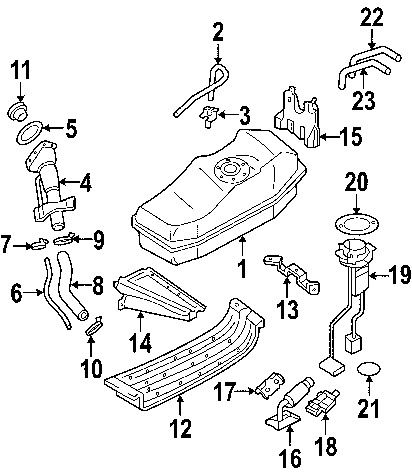 Nissan 250604s415 genuine oem fuel gauge sending unit