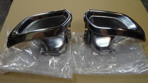 10-12 oem *new* set lexus ls460 ls600hl rear bumper exhaust extension tip  rt&amp;lt