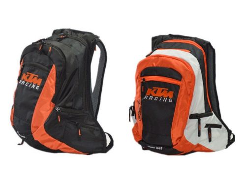 Ktm orange off road motorcycle motocros riding book bag backpack casual rucksack