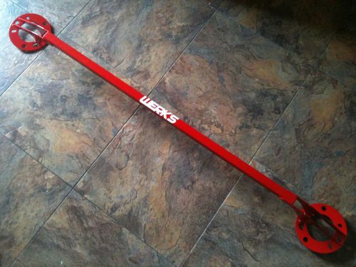 2010-2013 mazdaspeed 3 werksracing front strut tower brace - red