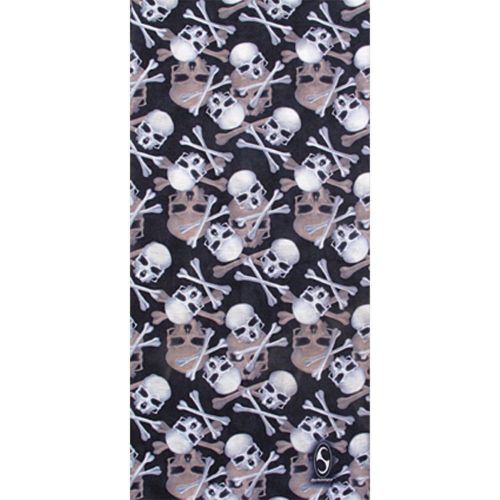 Schampa tube multi-wear headwear skulls/crossbones