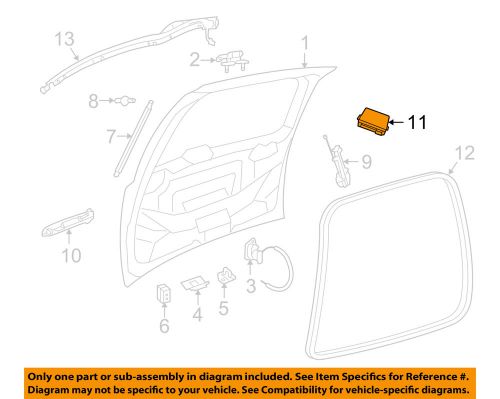 Chrysler oem liftgate-control module 5082068ah