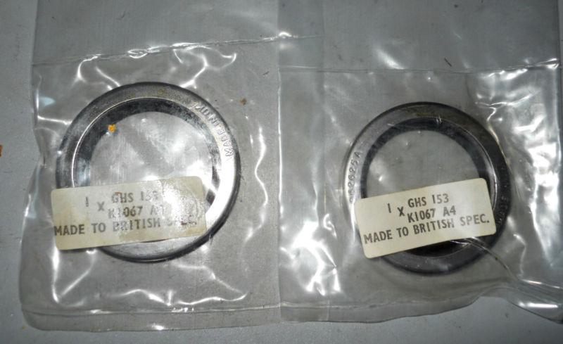 Nos unipart front wheel oil seal ghs153. jagauar xke series ii ----->