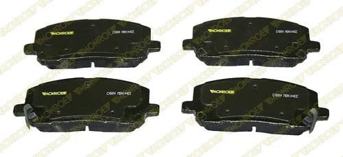 Monroe cx884 brake pad or shoe, front-monroe ceramics brake pad