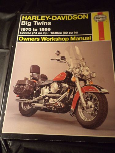 Haynes harley davidson big twins 1970 to 1999 owner&#039;s workshop manual