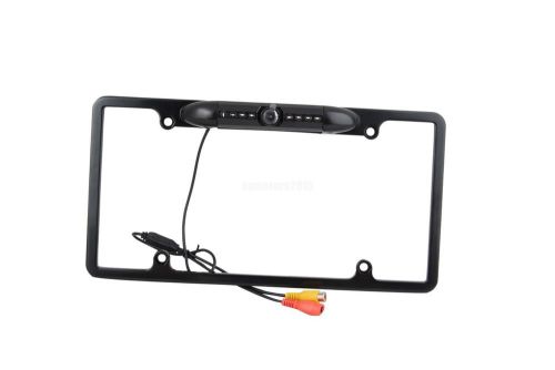 Ford car backup reverse hd camera  8 ir night vision us license plate frame cam