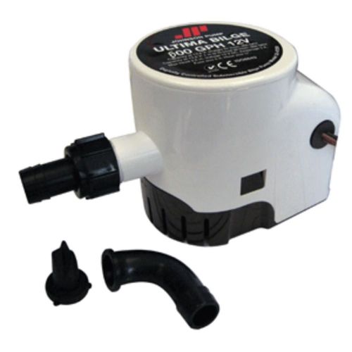 Johnson pump ultima bilge 600 gph 3/4 hose dura ports