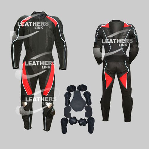 Biker motorcycle motorbike racing leather plus textile suit mst-97(us 38/eur 48)