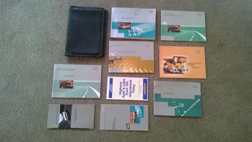 2001 audi a4 complete owners manual with case