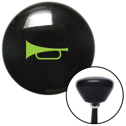 Green horn trumpet black retro shift knob with m16 x 1.5 insertgear top strip