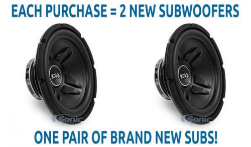 2) boss cxx12 1000w 12&#034; single 4-ohm chaos exxtreme series car subwoofers