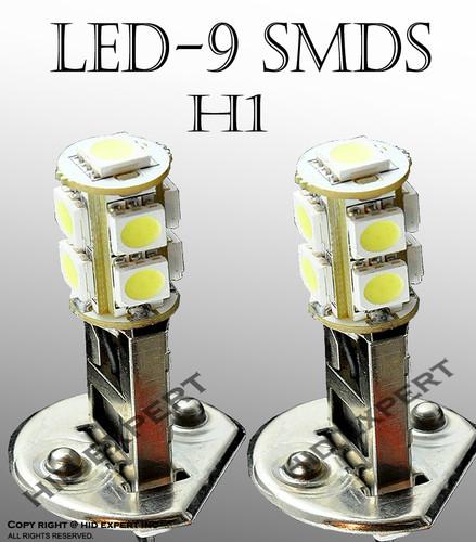 Abl x2 pcsled h1 9smd hyper white fog light direct replacement bulb fast shippng