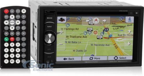 Soundstream vrn-64hb double din bluetooth gps nav car stereo w/ 6.2&#034; screen