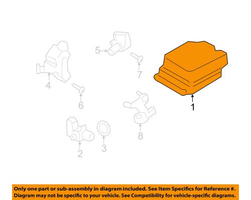 Ford oem 13-14 escape supplemental restraint system-sdm module cj5z14b321c