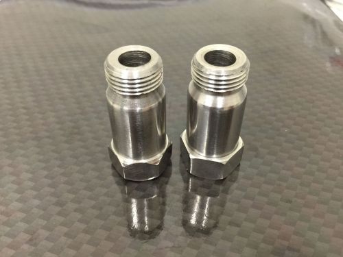 2x o2 oxygen sensor extension spacer m18 x 1.5 02 bung hho adapter obd2 02