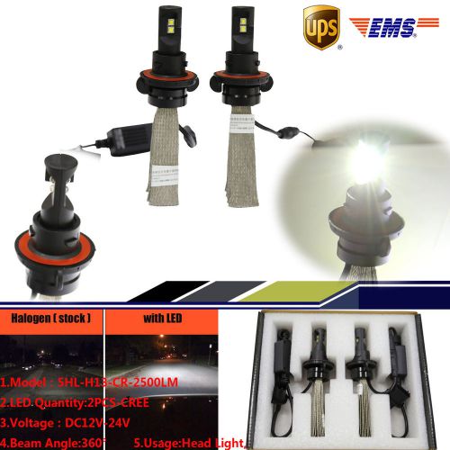 2x 5th-g5 9006 40w cree luxeon led headlight kit fog bulbs lamp 6000k hi/lo beam