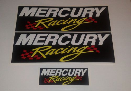 Mercury outboard racing decals cowling decals mercury racing