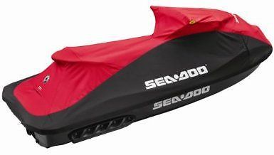 Sea doo gti wake cover 2013 viper red &amp; black new oem