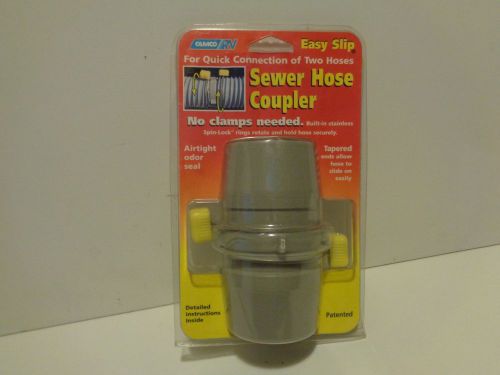 Heavy duty airtight / odor seal quick connect sewer hose coupler free quick ship