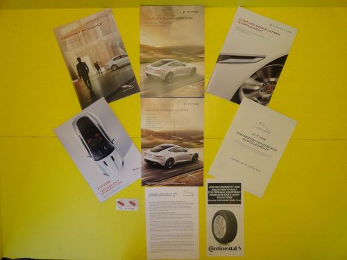 2016 jaguar f type owners manual full set leather binder #jf brand new sealed