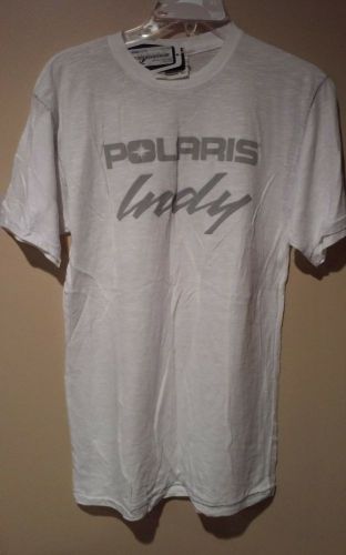 Nwt polaris indy white tshirt size medium pure polaris
