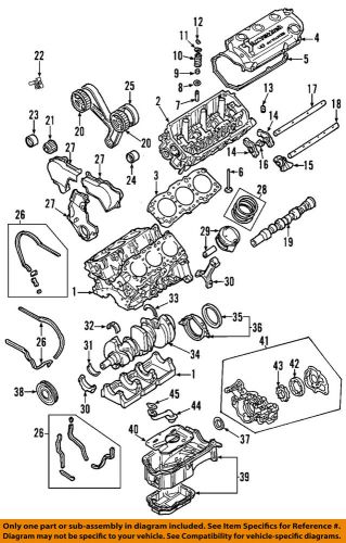 Mitsubishi oem 00-05 eclipse-engine timing cover md376392