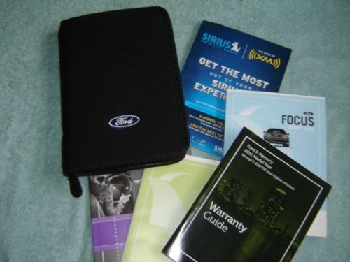 2011 ford focus owner&#039;s guide with nylon case