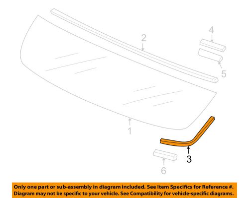 Honda oem 10-11 accord crosstour lift gate-side seal 73726tp6a00