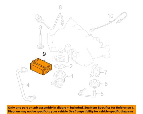 Nissan oem 01-04 frontier-vapor canister 149505s601