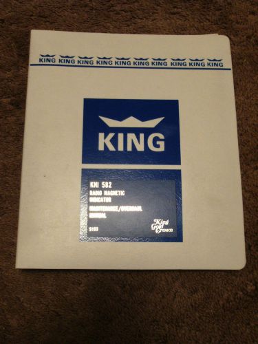 King kni 582 rmi radio magnetic indicator service shop manual overhaul install