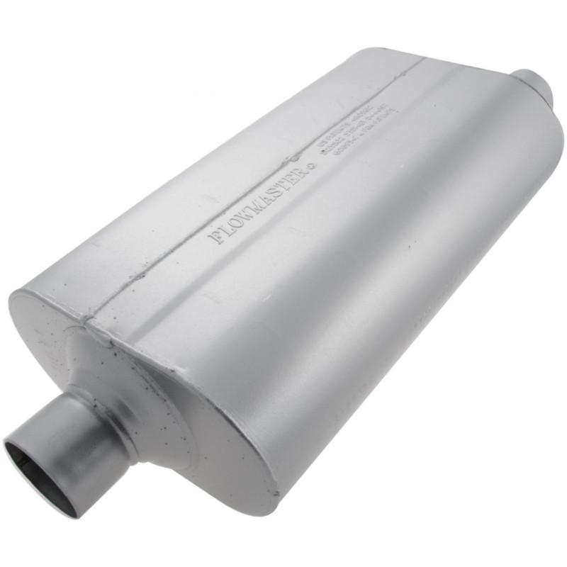 Flowmaster super 50 muffler - 2.50 center in / 2.50 offset out - mild sound