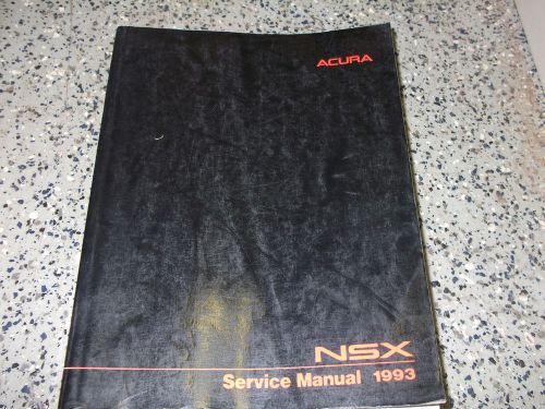 1993 acura nsx service shop repair manual factory n s x dealership oem new set x