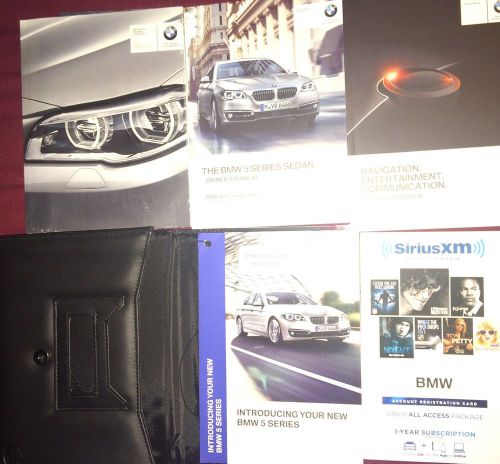 2016 bmw 5 series owners manual navigation owner&#039;s guide book set 528i 535i 550i