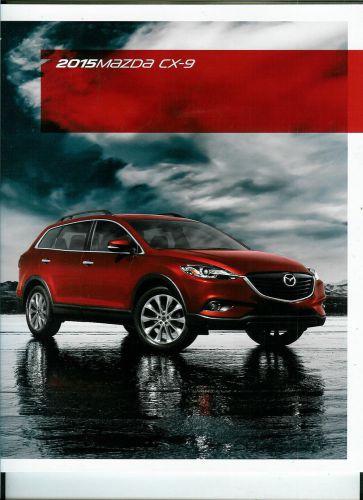 2015 mazda cx-9 sport/touring and grand touring 33 page brochure mint look wow !