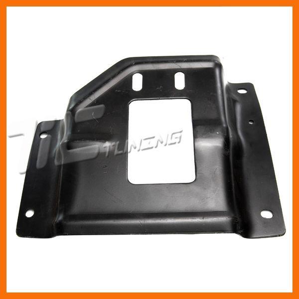 99-00 f250 super duty front bumper mounting plate fo1066133 primered steel left