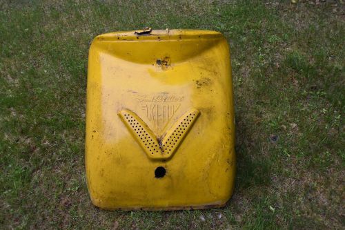 1965 ski doo snowmobile alpine twin track hood antique