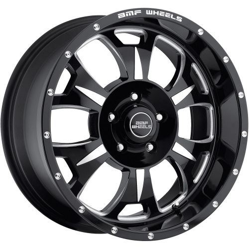 17x9 black bmf m-80 5x5 -12 rims cooper discoverer stt pro lt315/70r17 tires