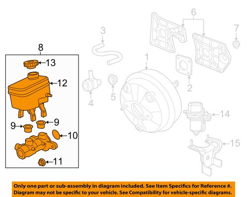 Jeep chrysler oem 07-12 wrangler-master cylinder 68057474ac