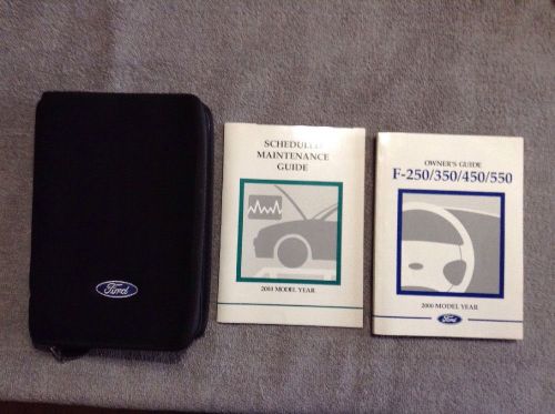 2000 ford new f 250 350 450 550 super duty truck owners manual service guide 00