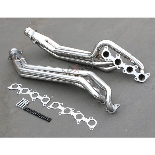 Gt 5.0 stainless steel long tube header exhaust manifold for 11-16 ford mustang