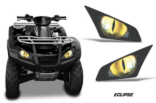 Amr racing honda rincon trx 680 quad headlight eyes atv graphics 06-15 eclipse y