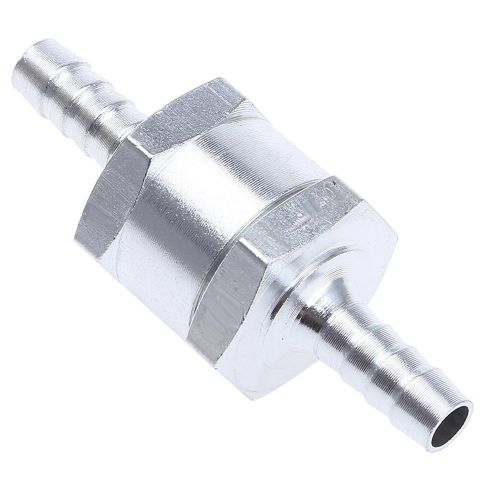 Aluminium vehicle fuel non return check valve single-track petrol diesel 6mm