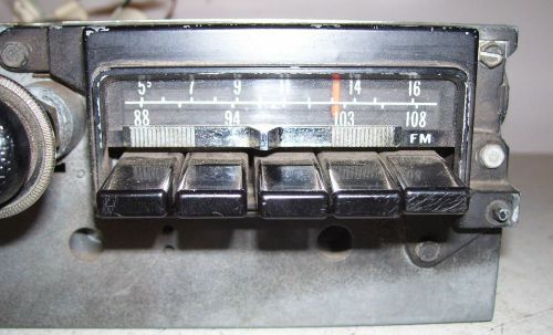 Sell 71 - 74 Mopar B Body AM FM Cassette Pigtail Radio Coronet Good ...