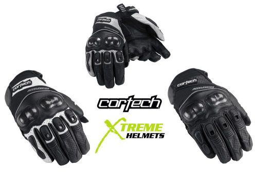 Cortech accelerator iii motorcycle leather gloves mild hot weather xs-3xl