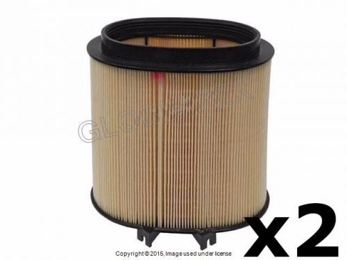 Porsche 911 panamera &#039;09-&#039;14 air filter set of 2 mahle +warranty