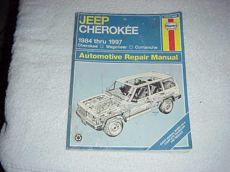 Jeep cherokee 1984 - 1997 repair manual  by haynes