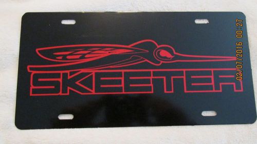 Skeeter boat license plate